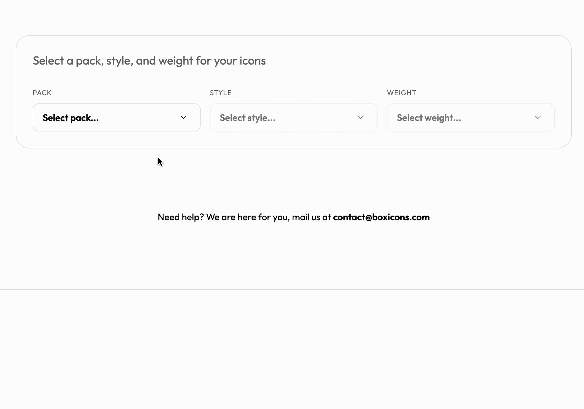 Usage page screenshot